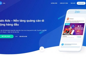 Cách chạy quảng cáo trên zalo