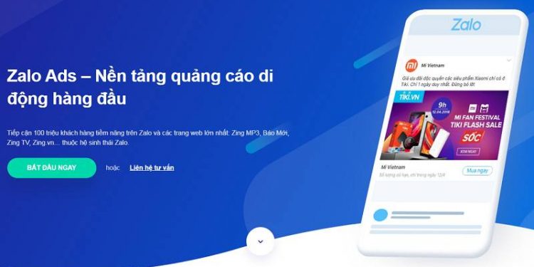 Cách chạy quảng cáo trên zalo